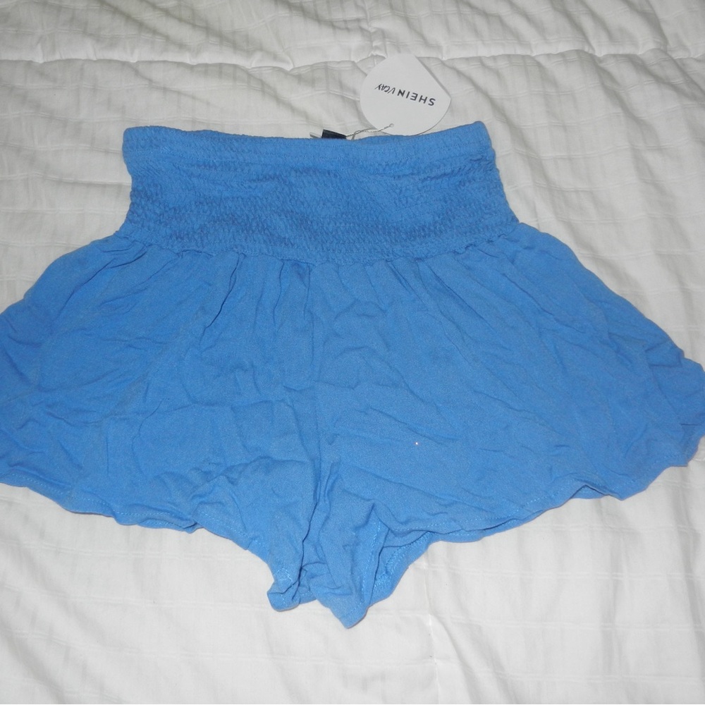 Romper shorts high rise